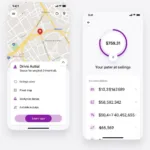 Lyft app interface