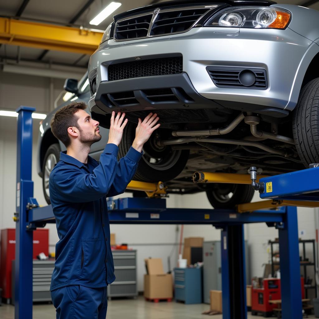 Major Car Service in Progress