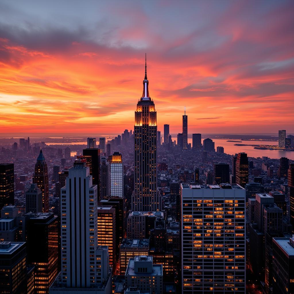 Iconic Manhattan Skyline 