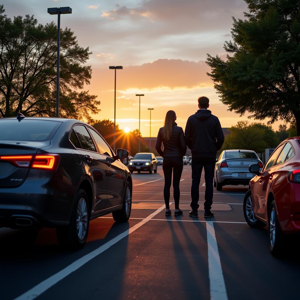 Meeting Potential Buyers for a Test Drive