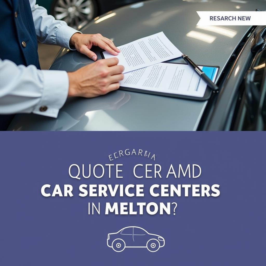 Comparing car service costs in Melton