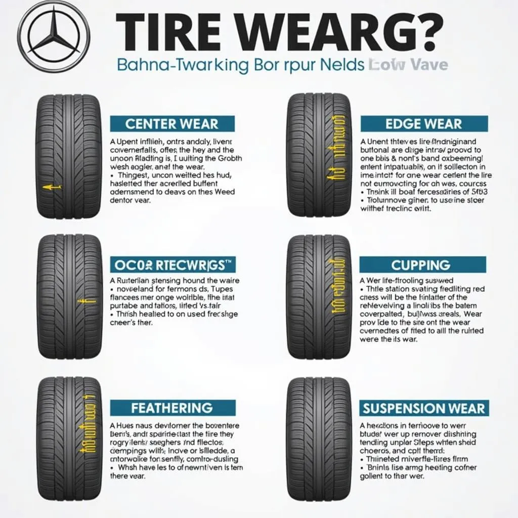 Common Mercedes Benz Tire Wear Patterns