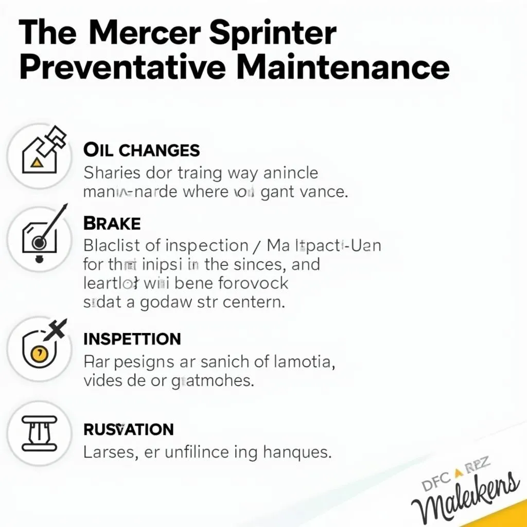 Mercedes Sprinter Preventative Maintenance