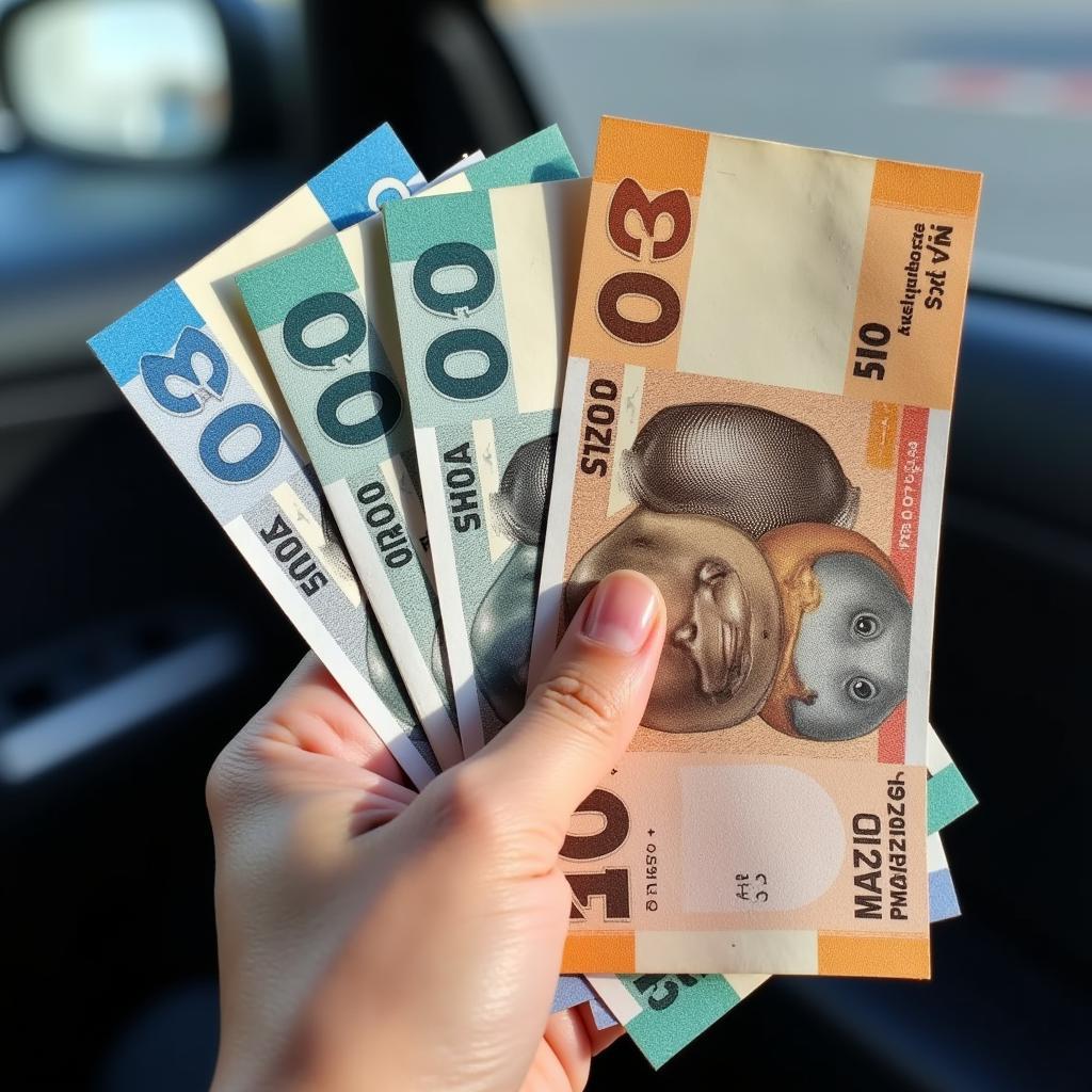 Mexican Pesos for Taxi