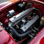 Classic MG Engine Bay