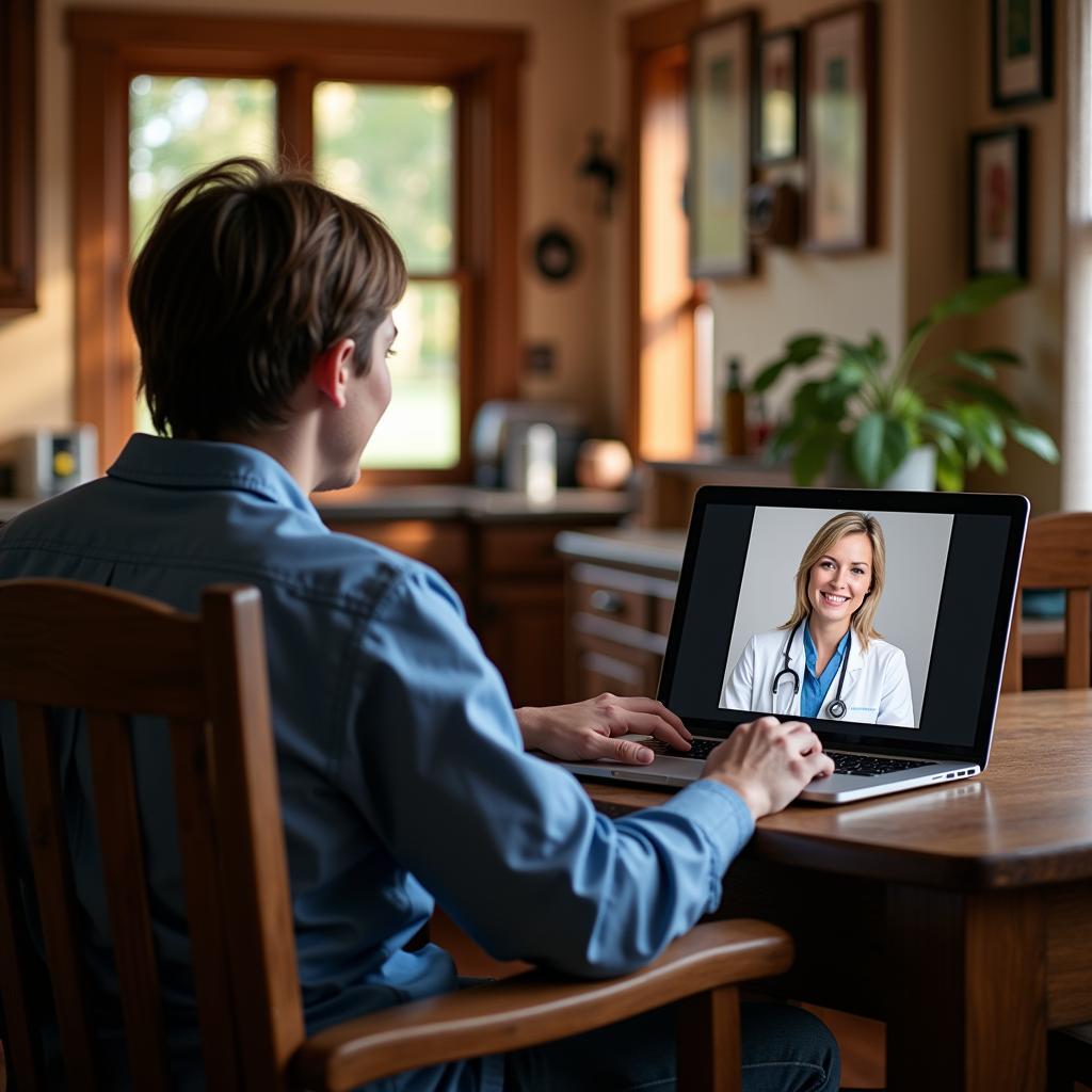 Telemedicine consultation in the Midwest