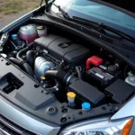 Minivan Engine Compartment