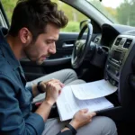 Frustrated car owner searching for lost service records