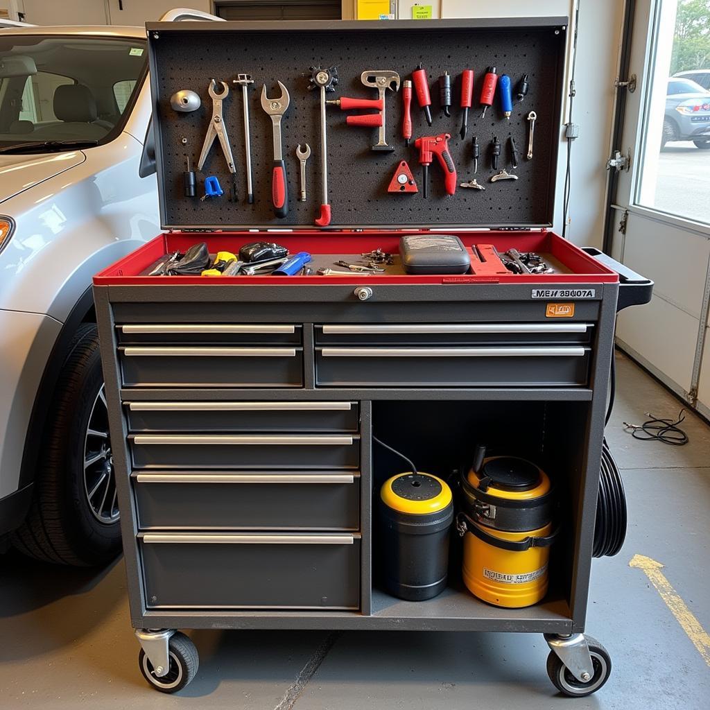 Assortment of Tools for Mobile Car Repair