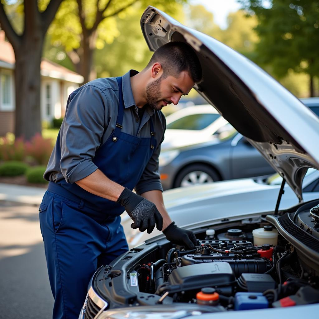 Mobile Mechanic at Work