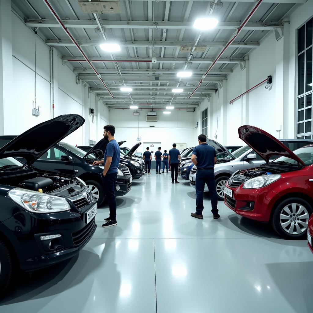 Modern Car AC Service Center in East Delhi