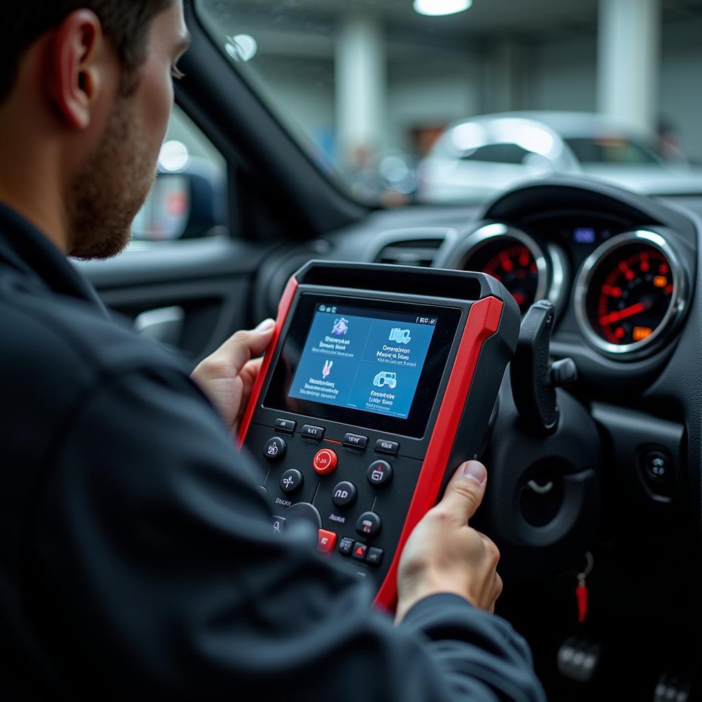 Modern Car Diagnostic Equipment in Larne Garage