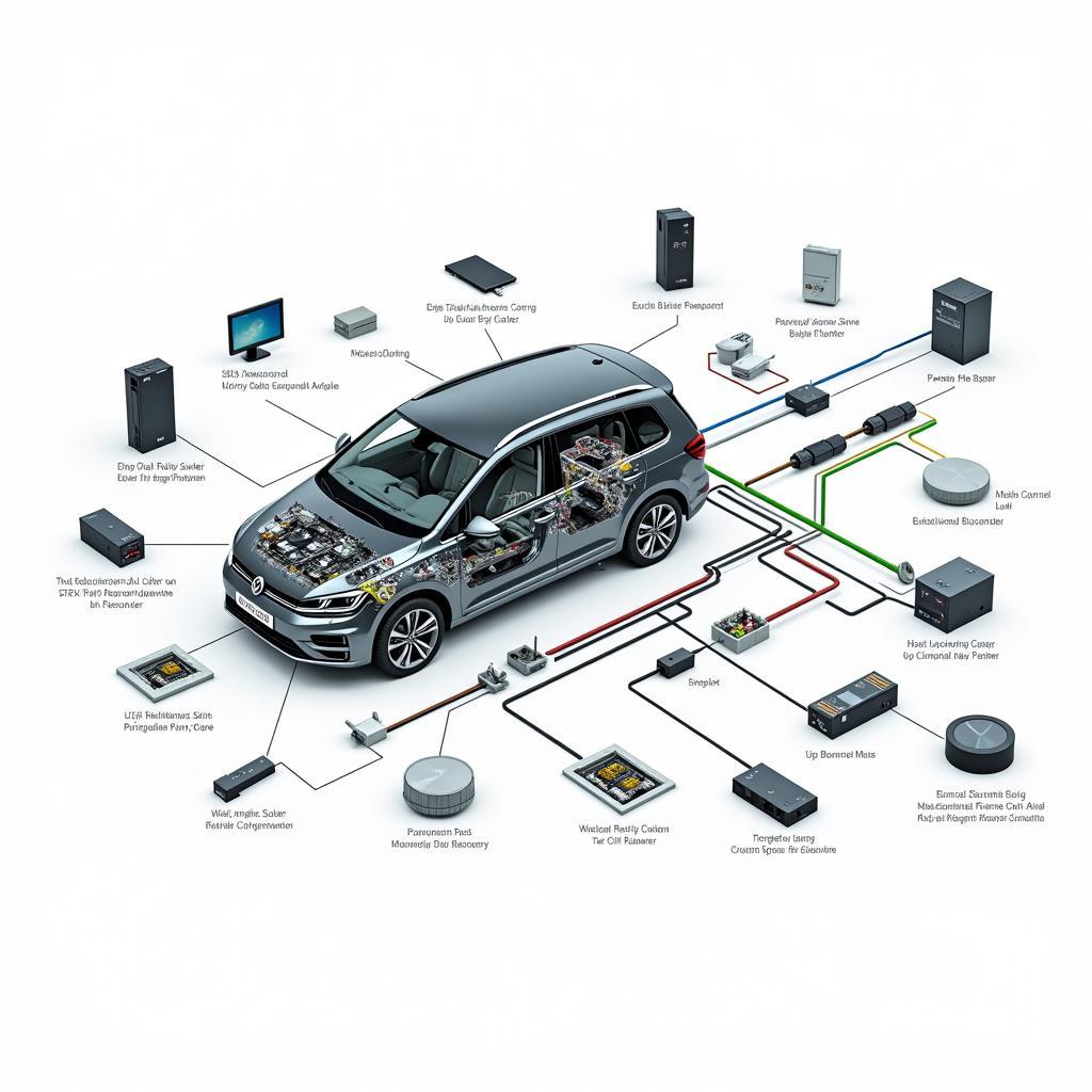 Modern Car Electrical System Components