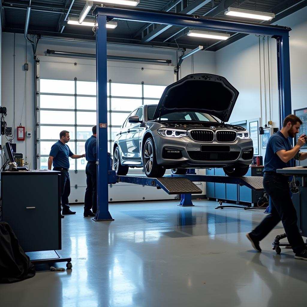 Modern Car Service Center