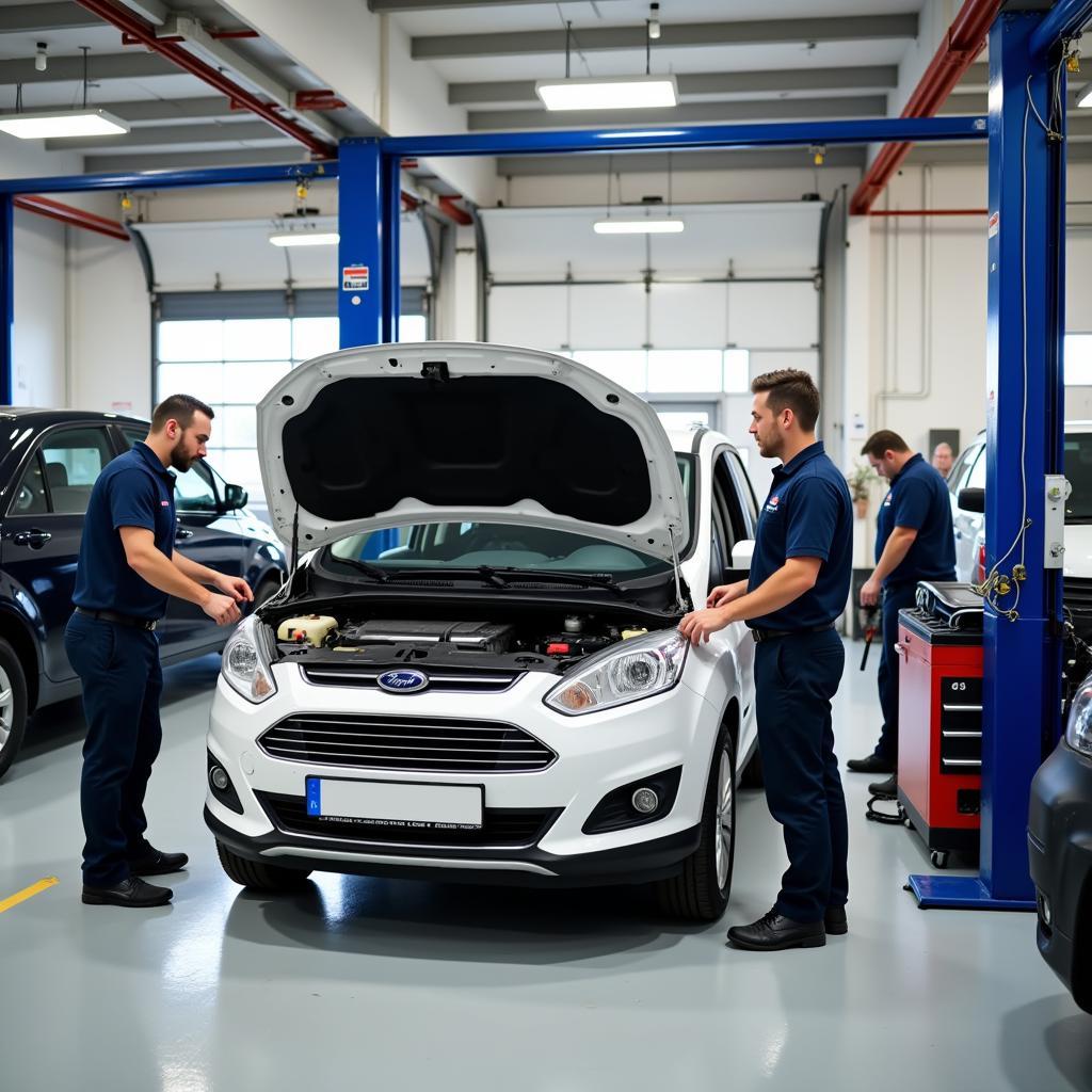 Modern Car Service Center in Fuerteventura