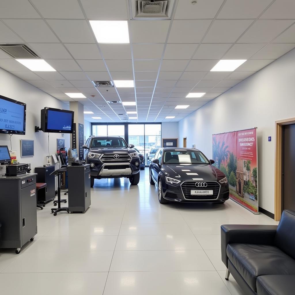 Modern Car Service Centre in Birkenhead