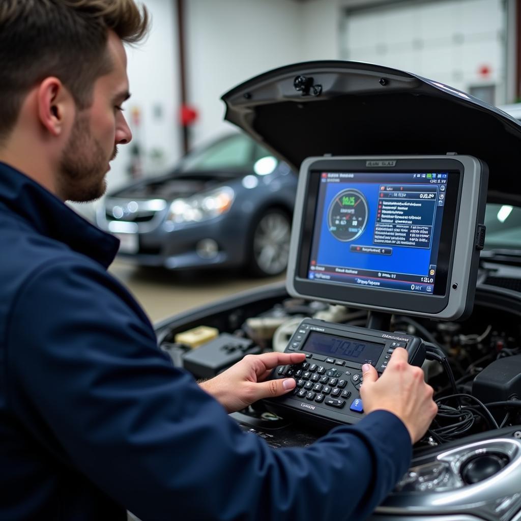 Modern Diagnostic Equipment in a Car Service Center in Jackson, NJ