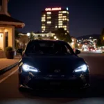 Monterey Black Car Service at Night