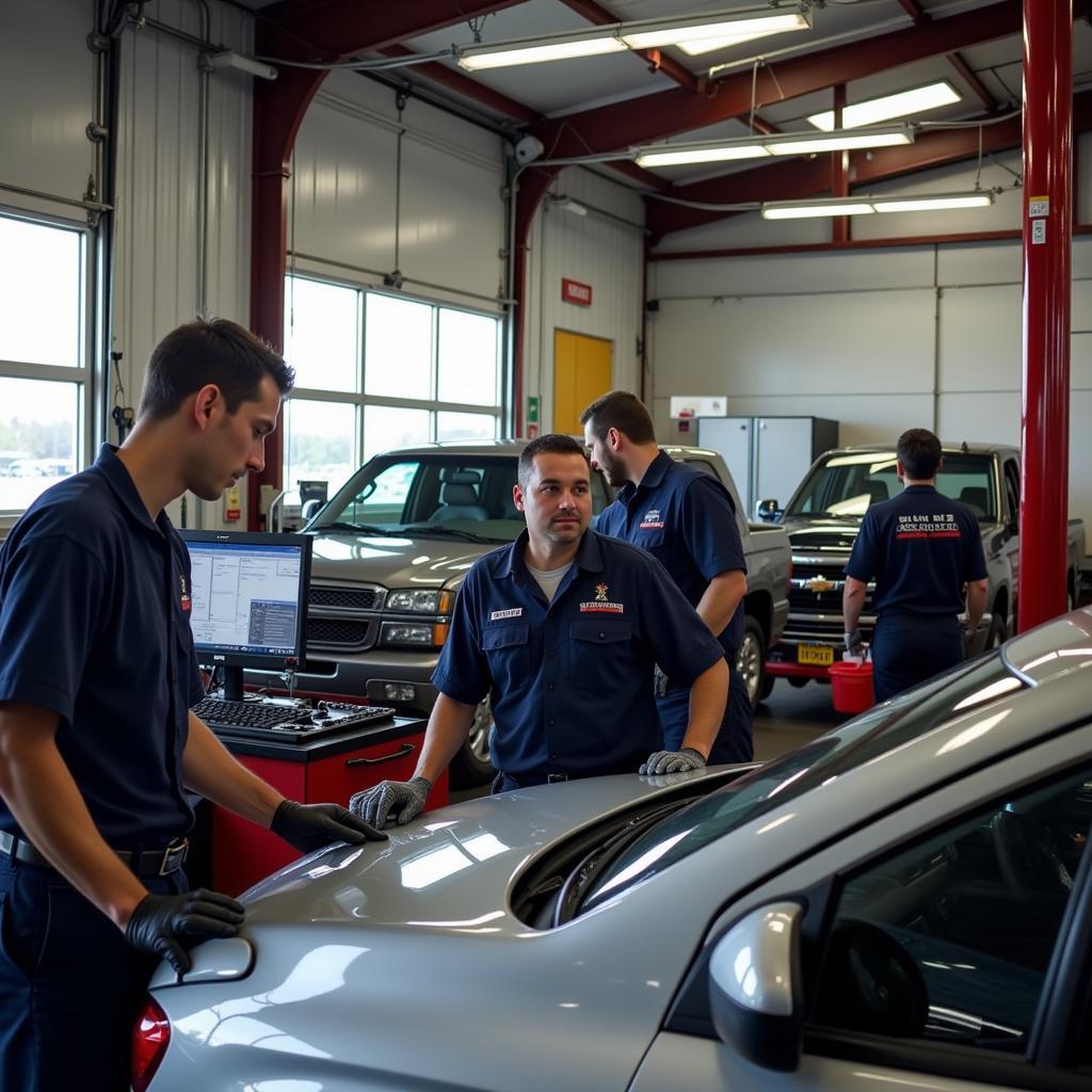 Murfreesboro auto repair shop interior