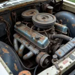 Neglected Car Engine