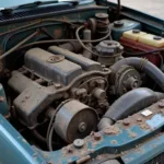 Neglected Car Engine