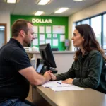 Negotiating car rental fees at the counter