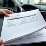 Car service schedule in owner's manual