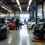 Car service garage in New Milton