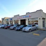 Modern Auto Shop Exterior in Newtown Square