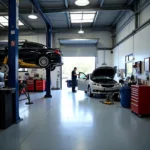 Modern Car Garage Interior in Norwich