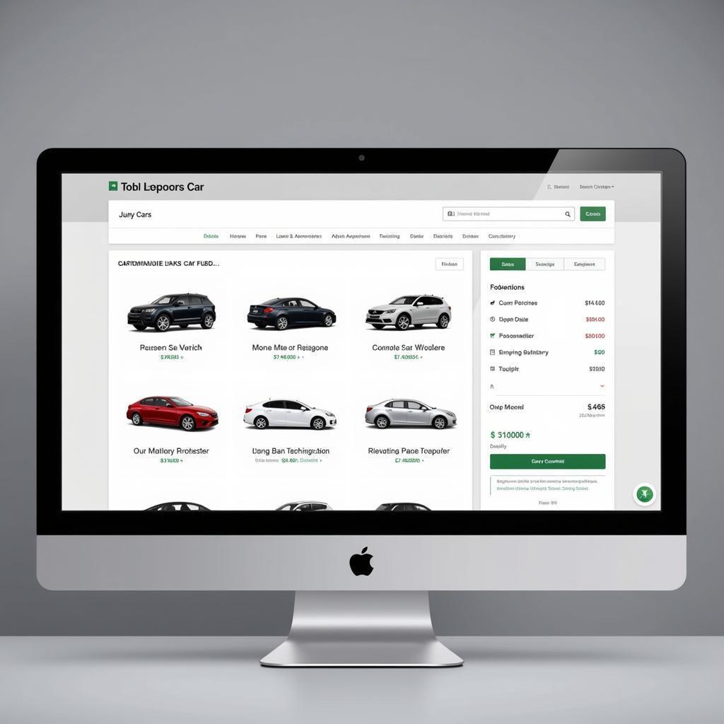 Comparing Car Prices on an Online Platform