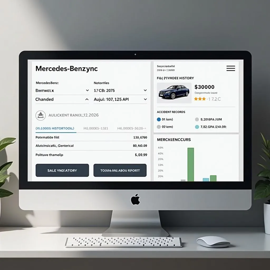 Online Vehicle History Report for Mercedes-Benz