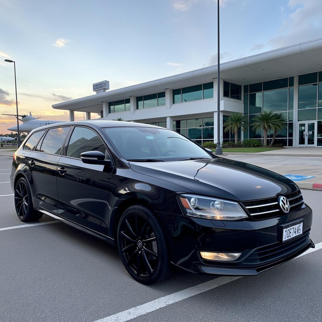 Orlando Airport Car Service Awaiting Passenger