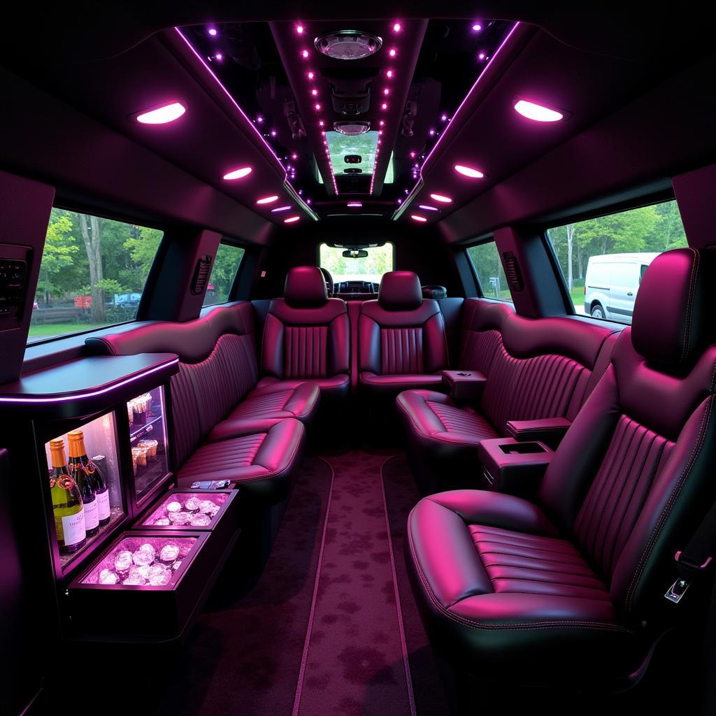 Paris Limousine Interior