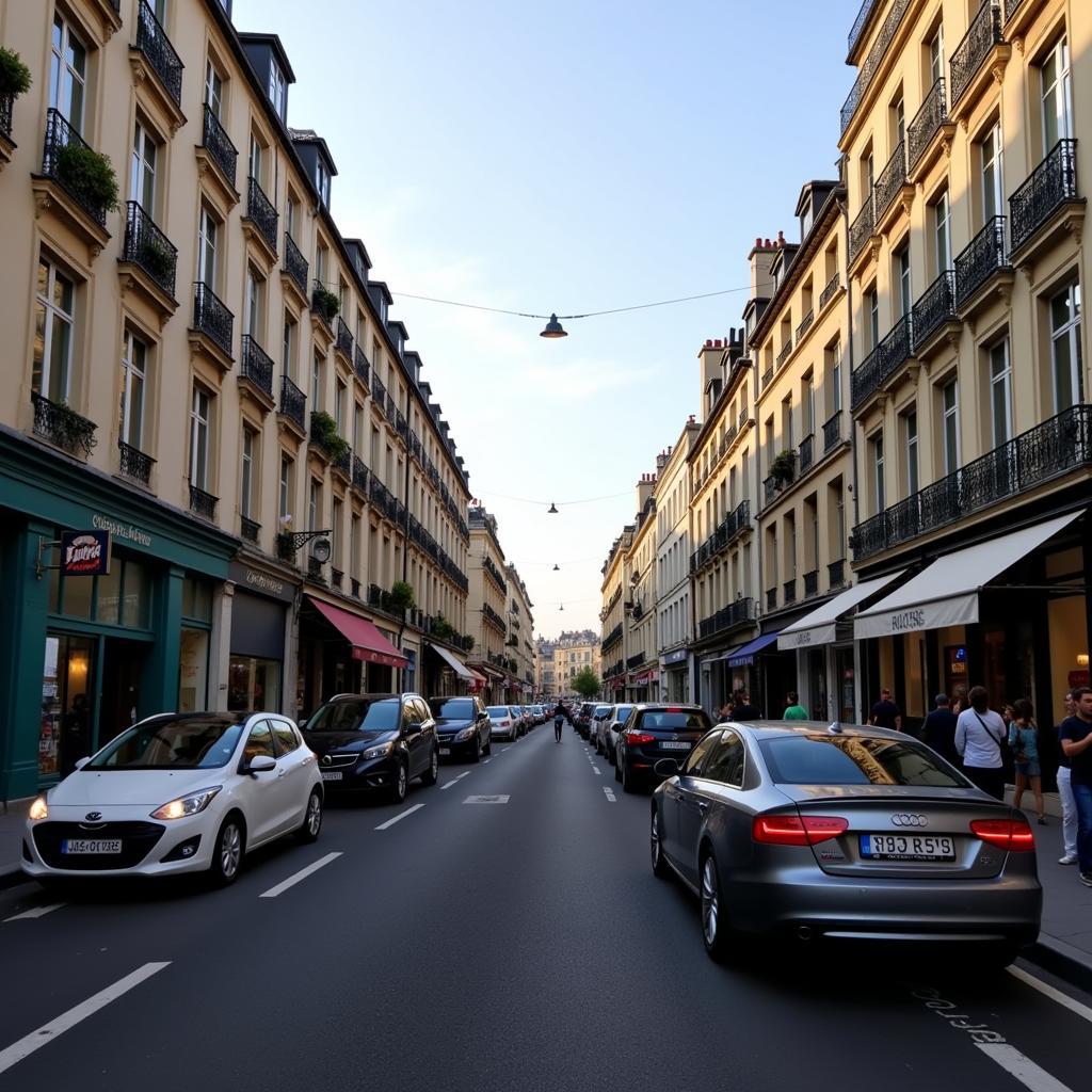 A classic Parisian street