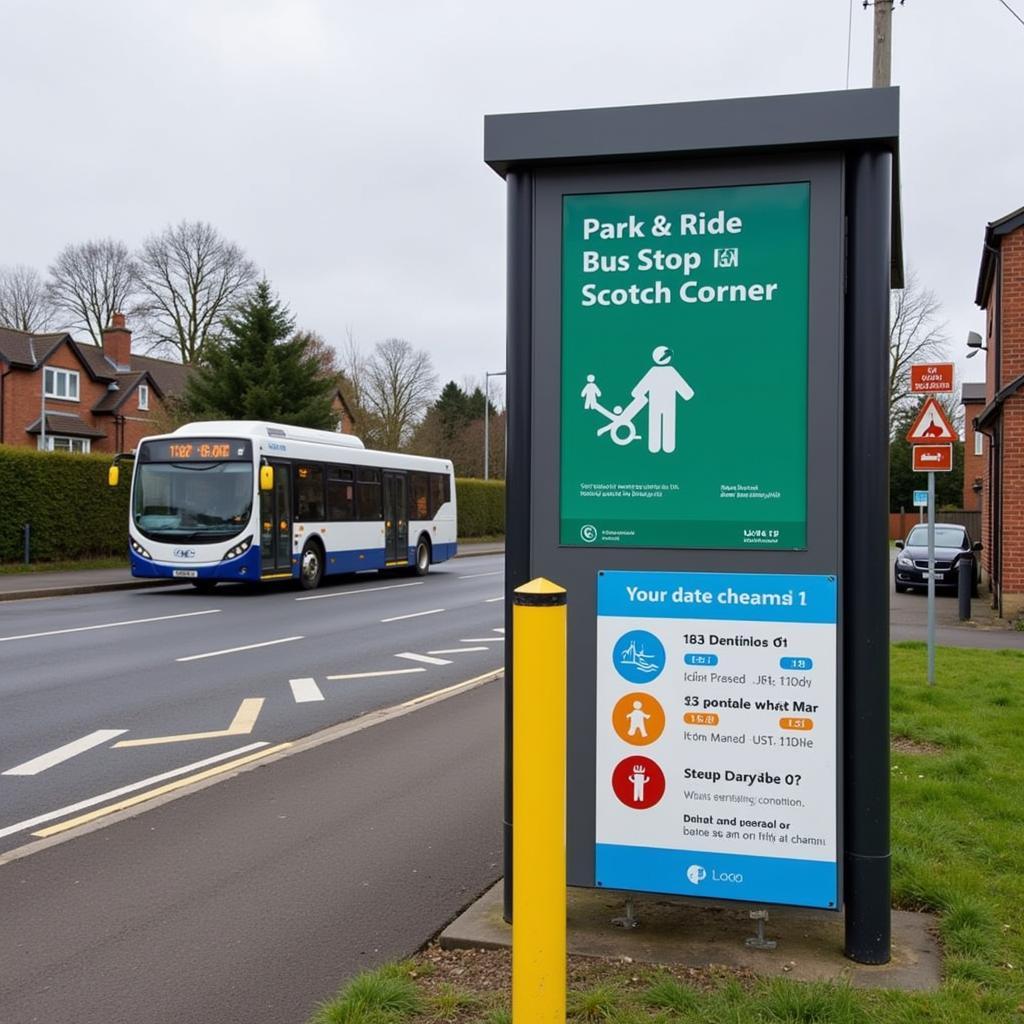 Scotch Corner's park-and-ride service