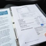 Physical Car Service Records and Receipts