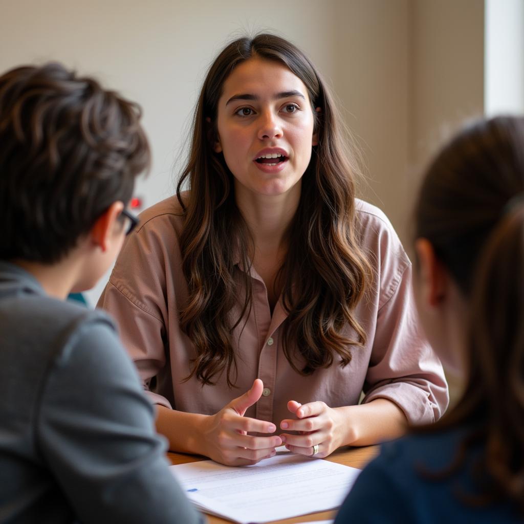 Princeton Student Leading Workshop