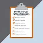 Proactive car maintenance checklist