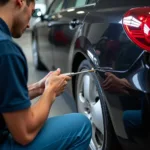 Professional Car Paint Touch Up Process