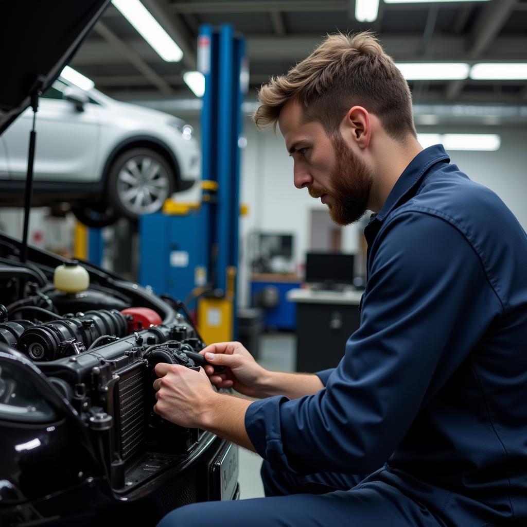 Qualified Electric Car Technician