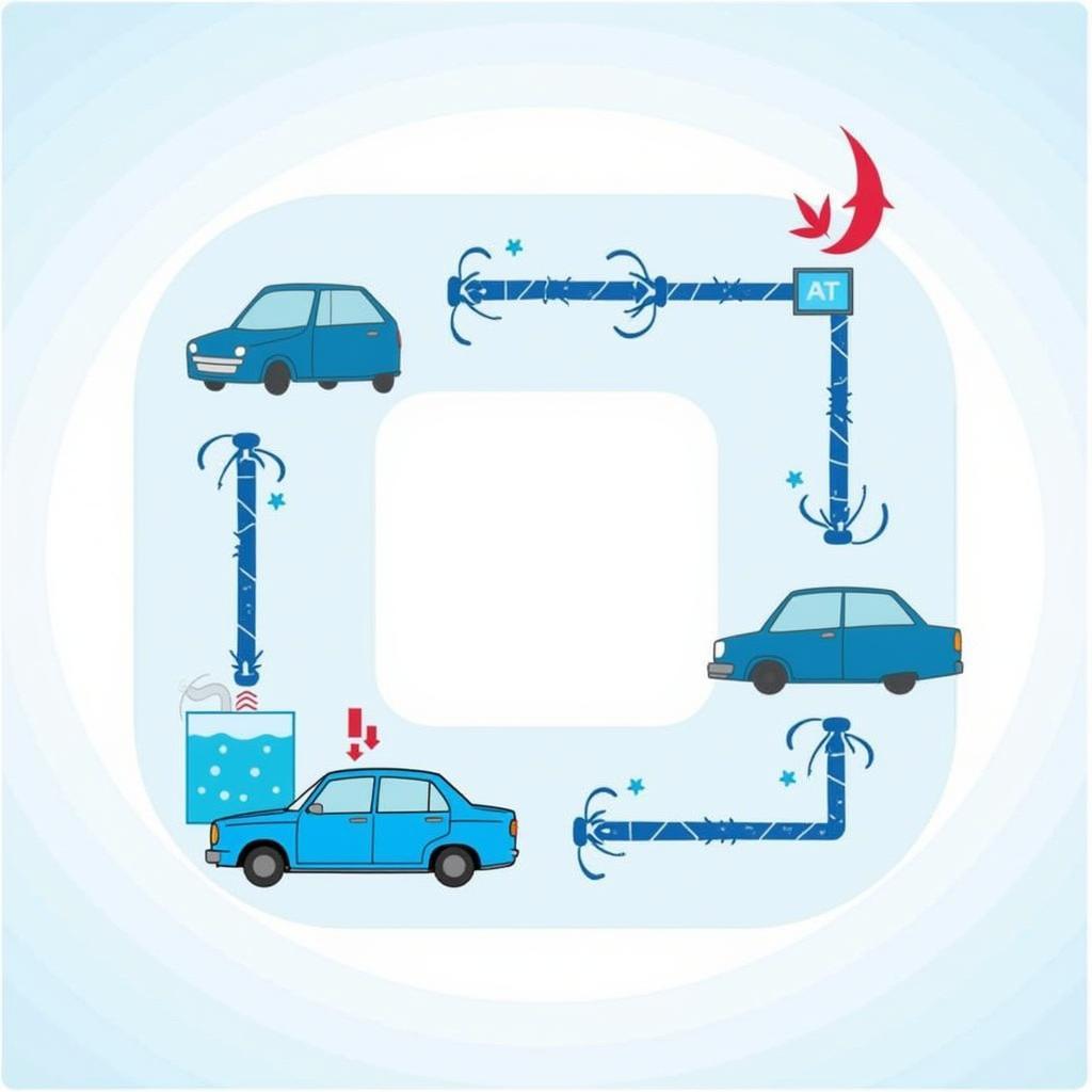 Refrigerant Flow in Car AC