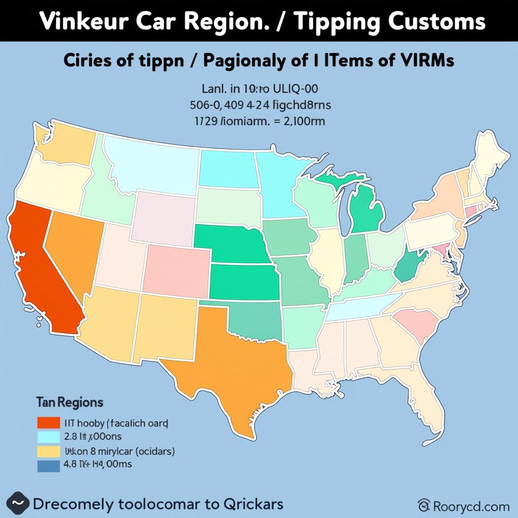 Regional Tipping Variations for Car Service