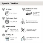 Regular Car Service Checklist