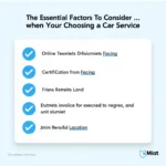 Car Service Checklist