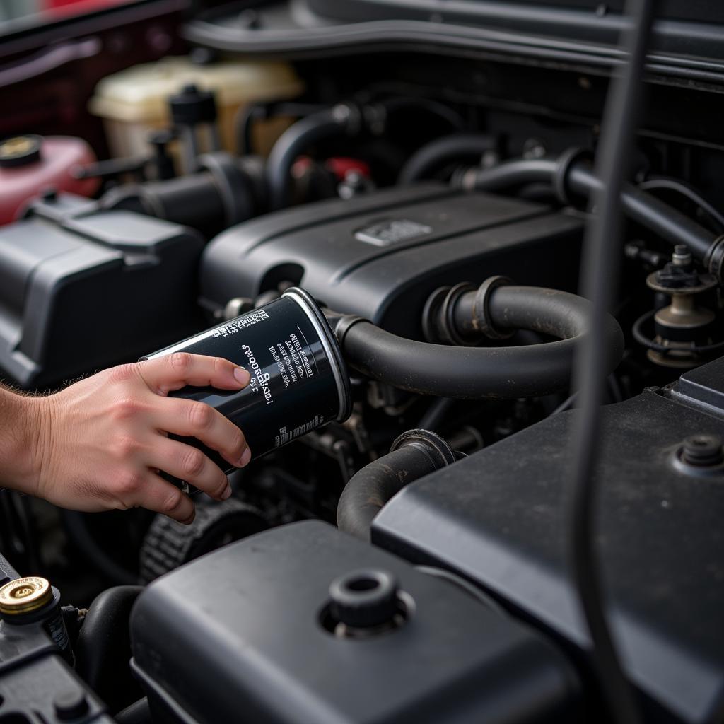 Replacing Oil Filter