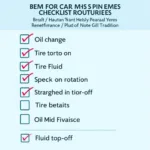 Routine Car Maintenance Checklist