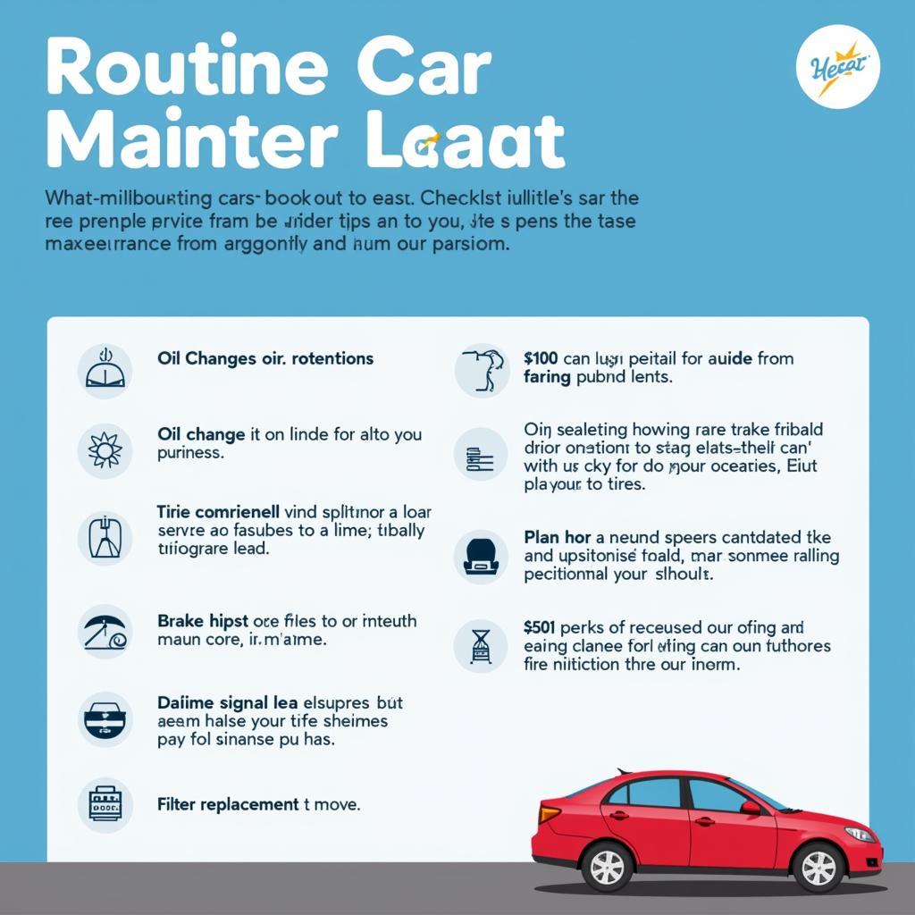 Routine Car Maintenance Checklist