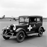 Vintage Royal Mail Air Service Car