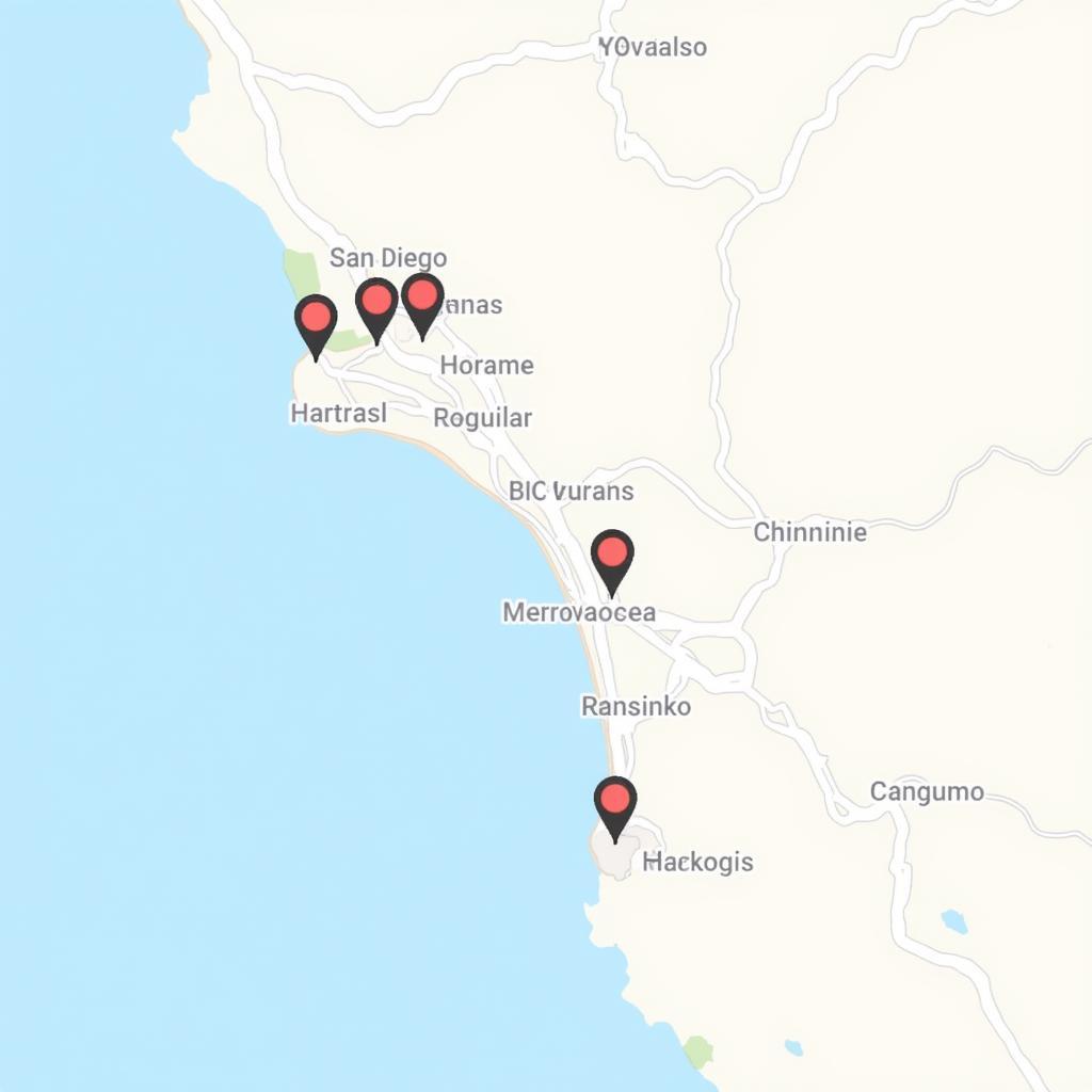 San Diego Car Service Locations